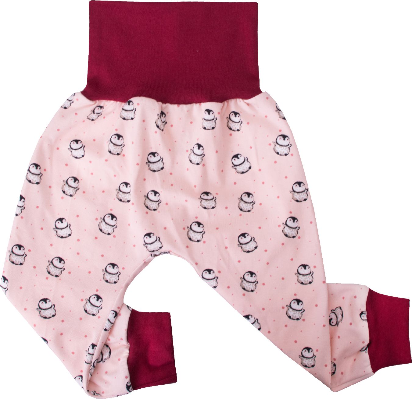 unuo Baggy tepláky Tučňáček (baggy trousers, penguins) Velikost (Size): 92/98 - obrázek 1