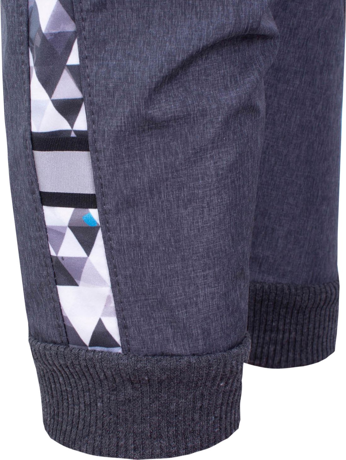 Unuo, Softshellové kalhoty batolecí bez zateplení Street, Žíhaná antracitová, Metricon holka (Softshell toddler trousers Street, no insulation, melange anthracite, metricon girl) Velikost (Size): 98/104 - obrázek 2