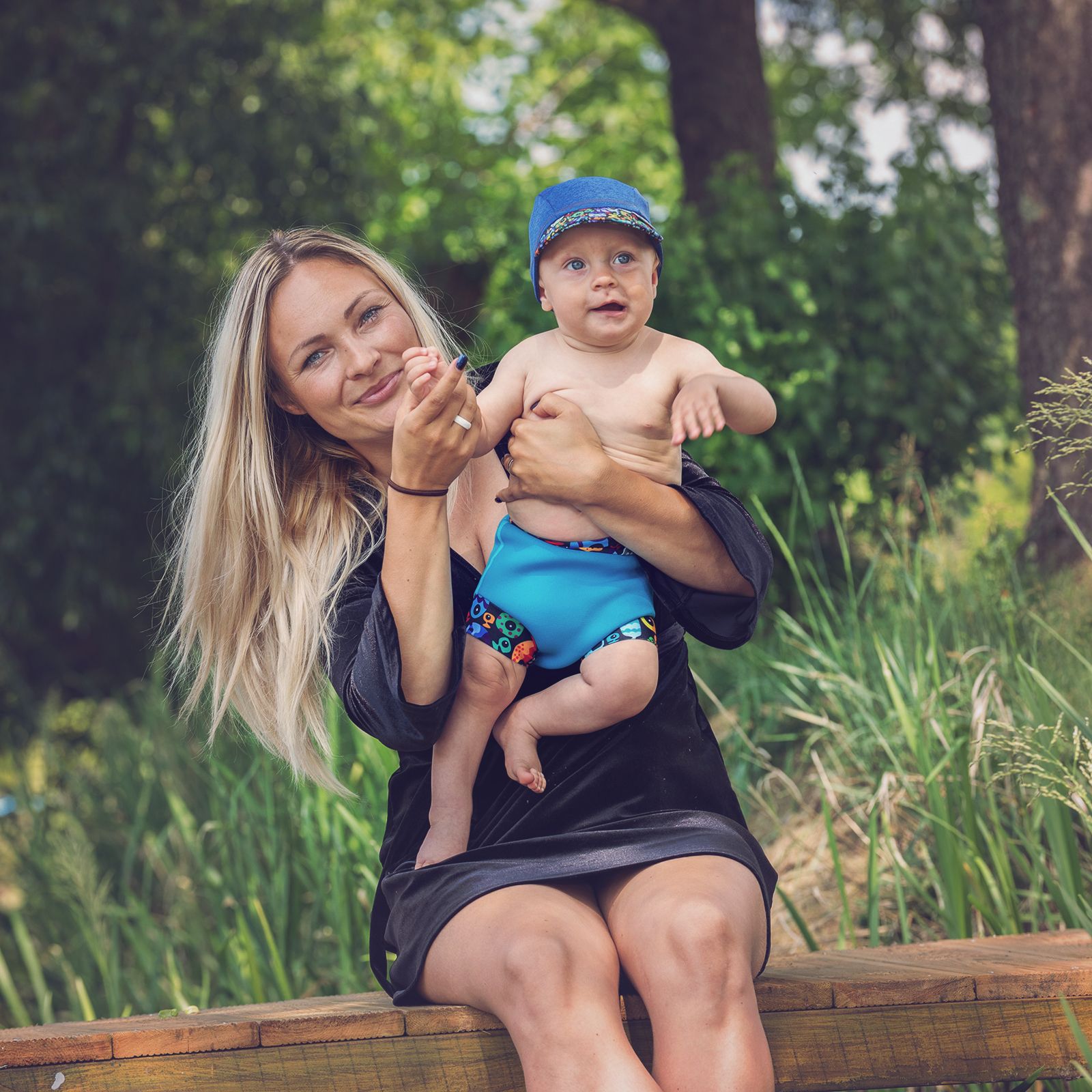Unuo Neoprenové kojenecké plavky Autíčka (Baby swimsuit) Velikost (Size): XXL - obrázek 2