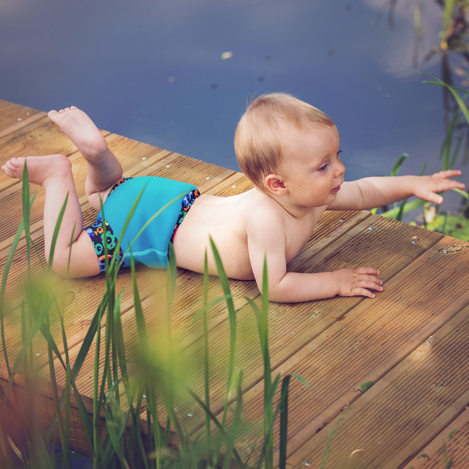 Unuo Neoprenové kojenecké plavky Autíčka (Baby swimsuit) Velikost (Size): XXL - obrázek 3