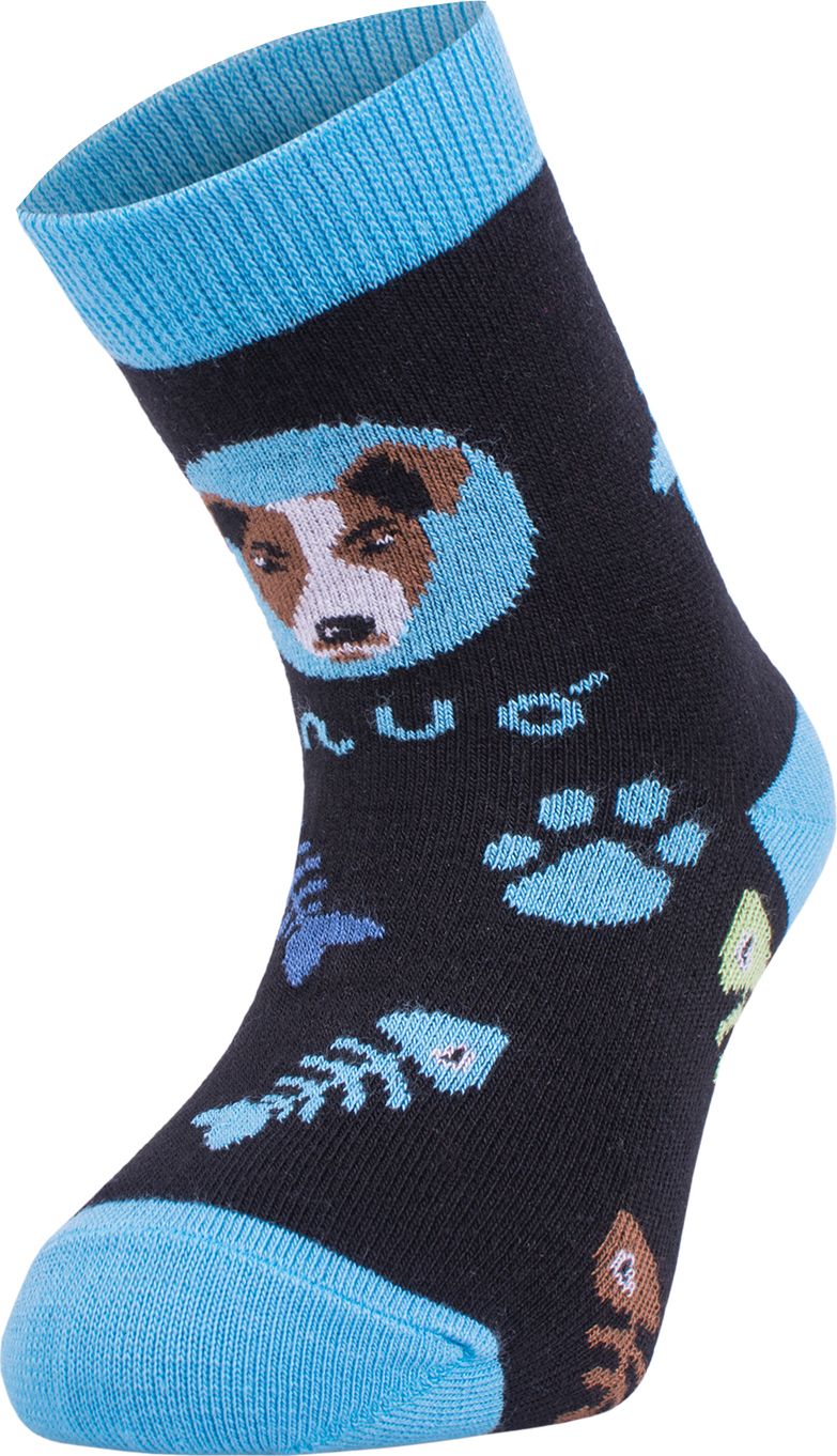 Trepon Unuo, Dětské bambusové ponožky, Kočka pes kluk Velikost ponožky, punčocháče, legíny (Size socks) EU: 19/22 - obrázek 1