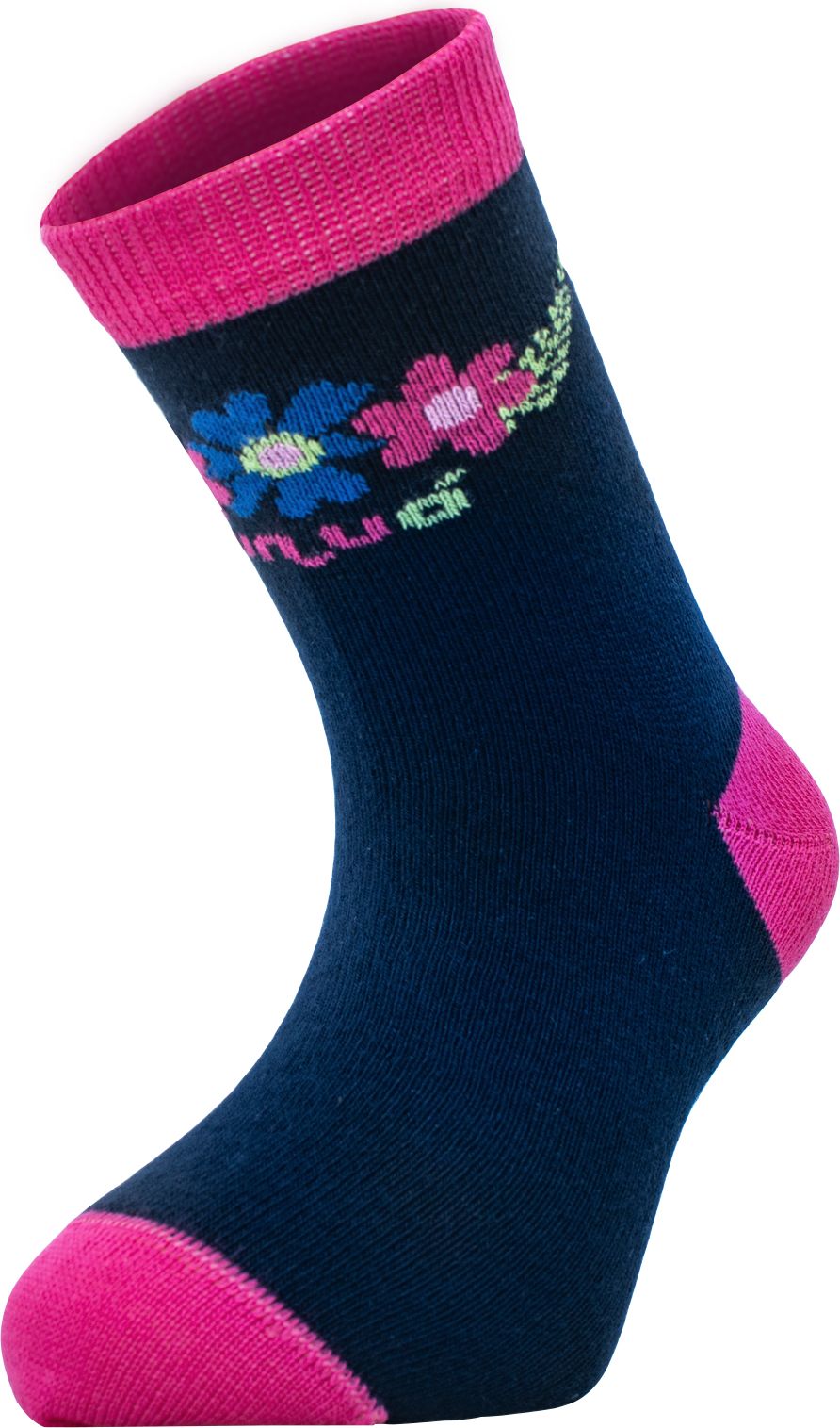 Trepon Unuo, Dětské bambusové ponožky, Květinky Velikost ponožky, punčocháče, legíny (Size socks) EU: 19/22 - obrázek 1