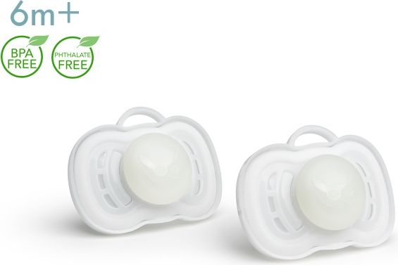 Herobility HeroPacifier Glow Dudlík luminiscenční 6m+, 2 ks - obrázek 1