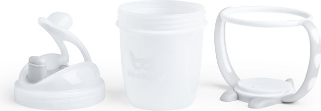 Herobility HeroSippy Netekoucí hrneček 140 ml, bílý - obrázek 2