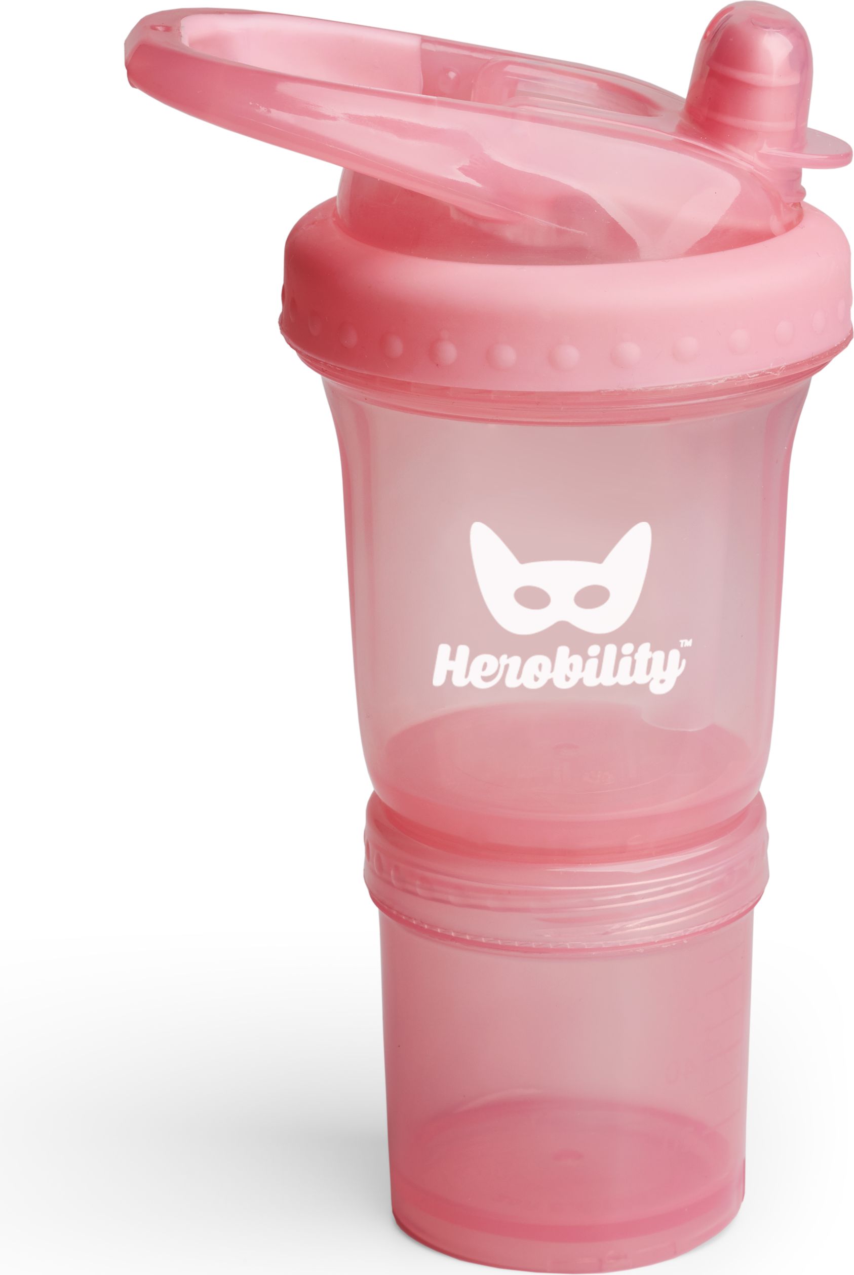 Herobility Sportovní láhev pro děti růžová 140ml - obrázek 1