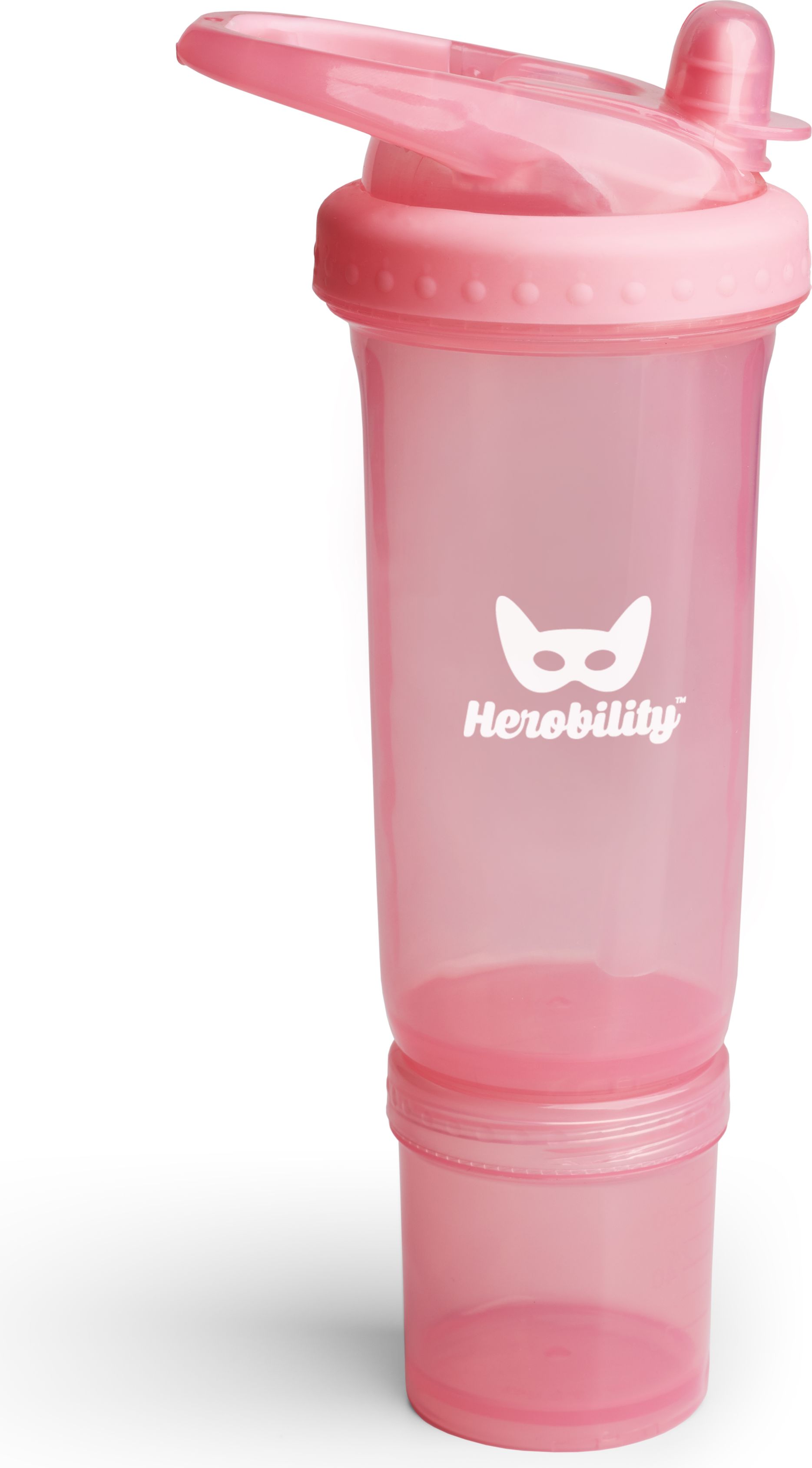 Herobility Sportovní láhev pro děti růžová 300ml - obrázek 1