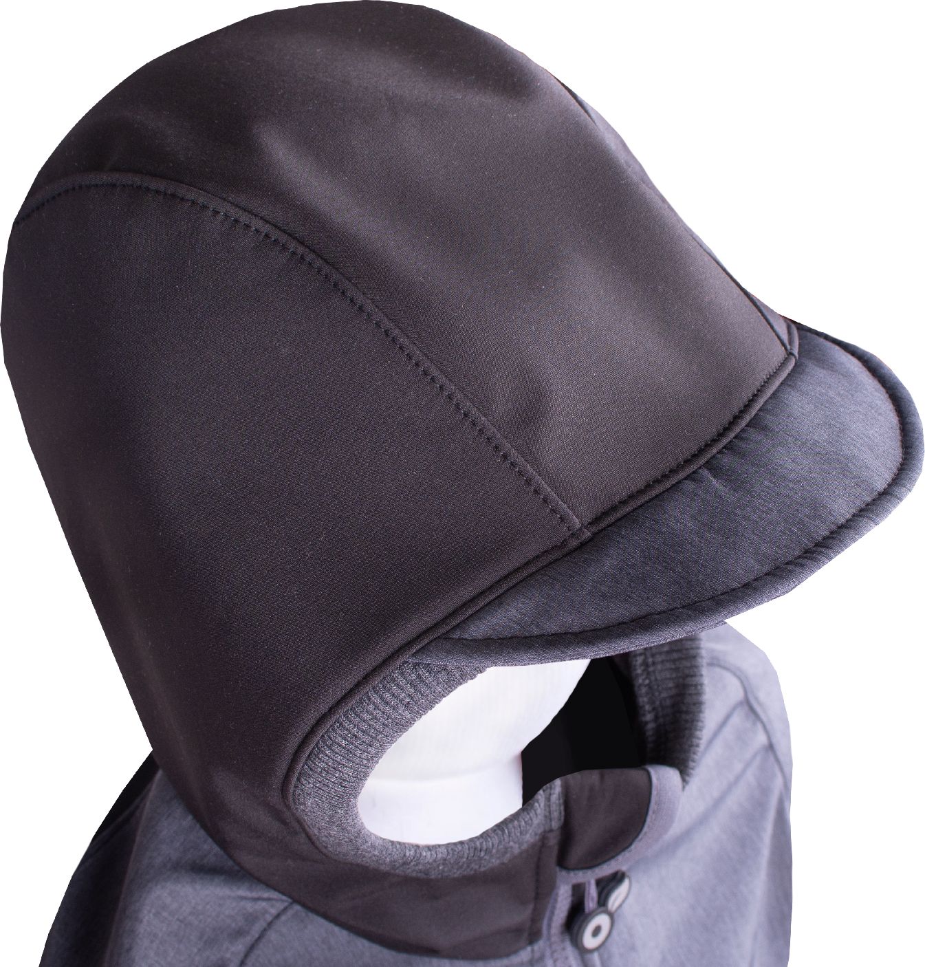 Unuo Softshellová bunda s fleecem Street DUO, Černá, Žíhaná antracitová ( Unuo softshell jacket) Velikost (Size): 146/152 - obrázek 2