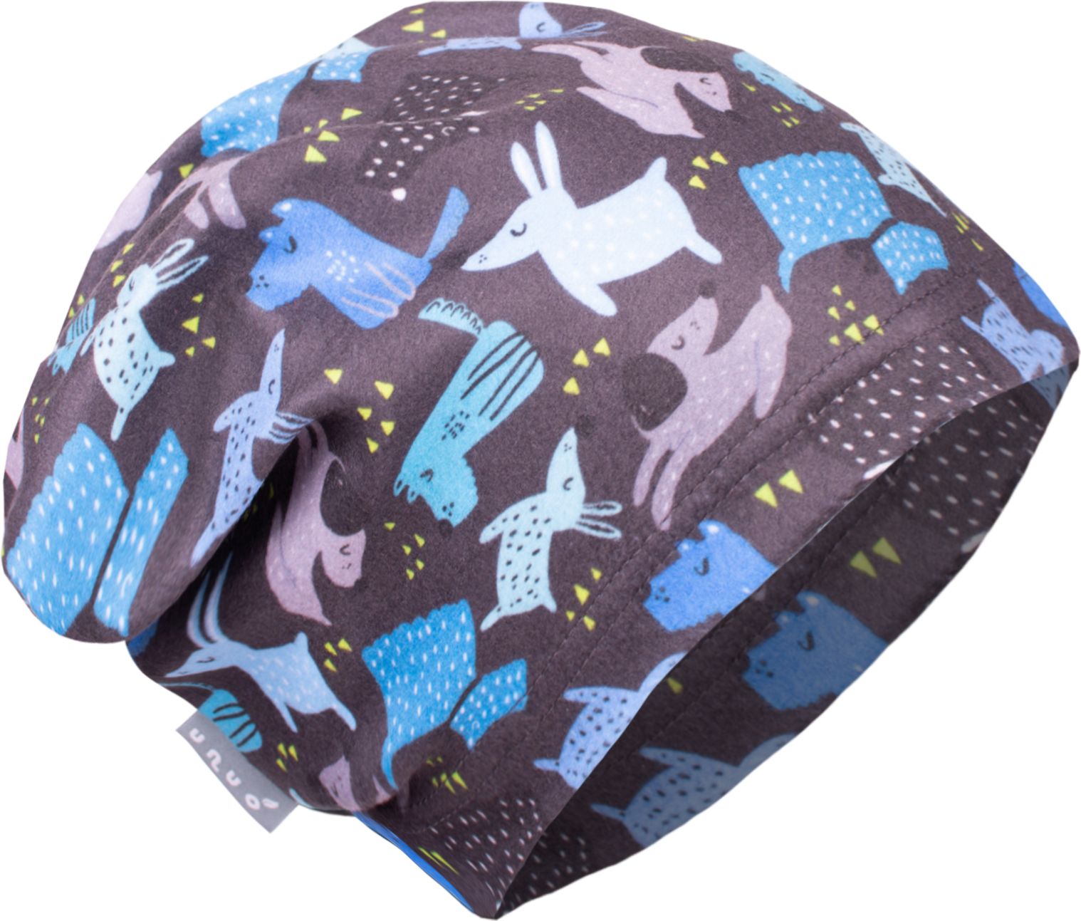 Unuo, Fleecová čepice, Pejsci (fleece cap, dogs) Velikost (Size): XS (42 - 44 cm) - obrázek 1