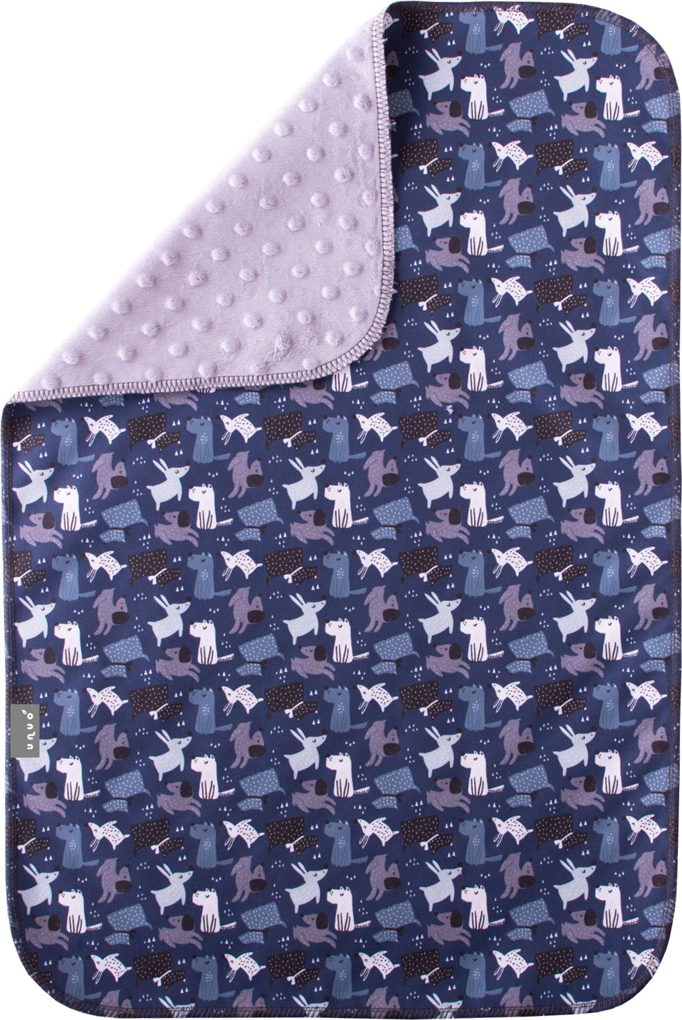 Unuo, Přebalovací podložka, Šedá, Zasnění hafíci Velikost (Size): Velká (Big) - obrázek 1
