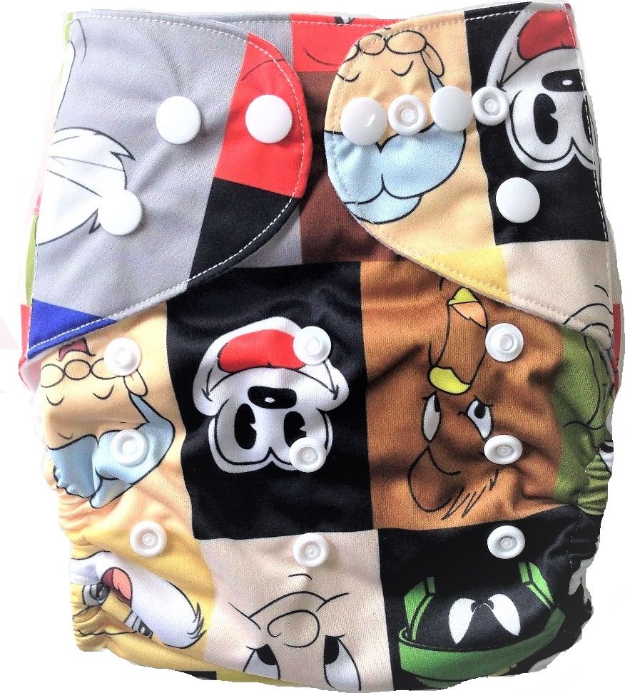ECObabynz Mickey Mouse HLADKÁ Dětské látkové pleny svrchní kalhotky - obrázek 1