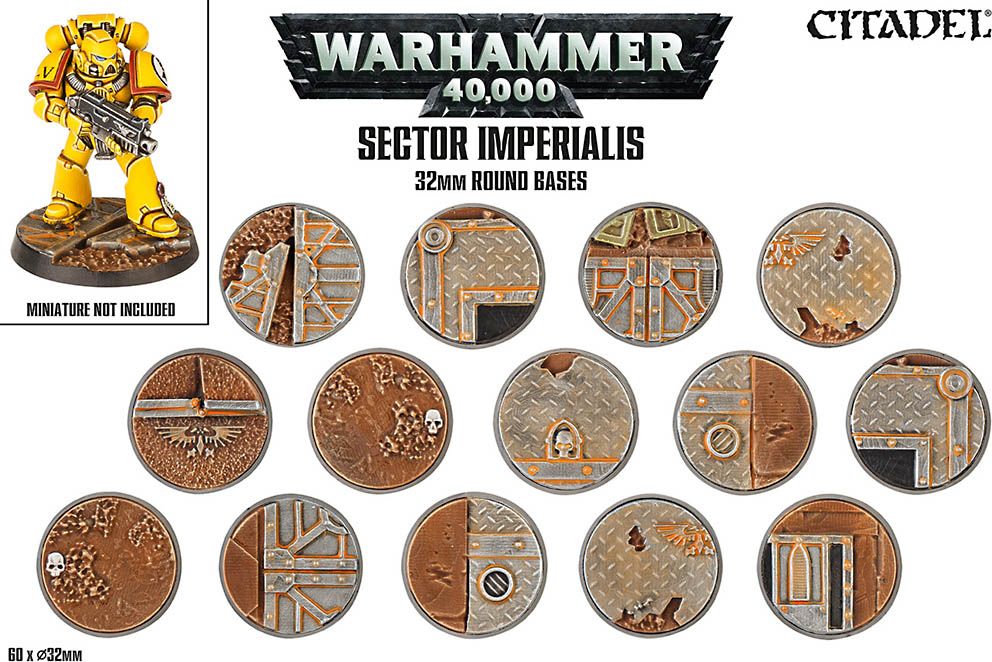 Citadel Sector Imperialis: 32mm Round Bases - obrázek 1