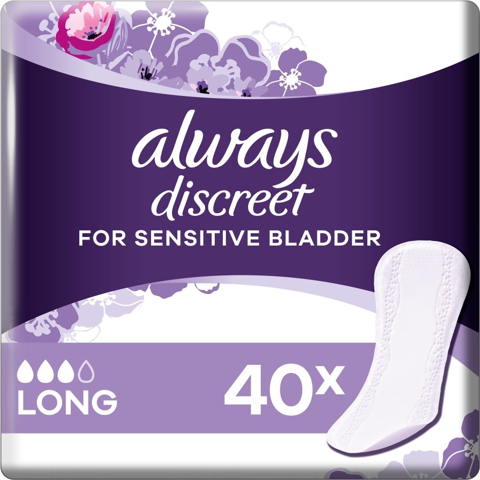 Always Discreet Inkontinenční Intimky Long 40 ks - obrázek 1