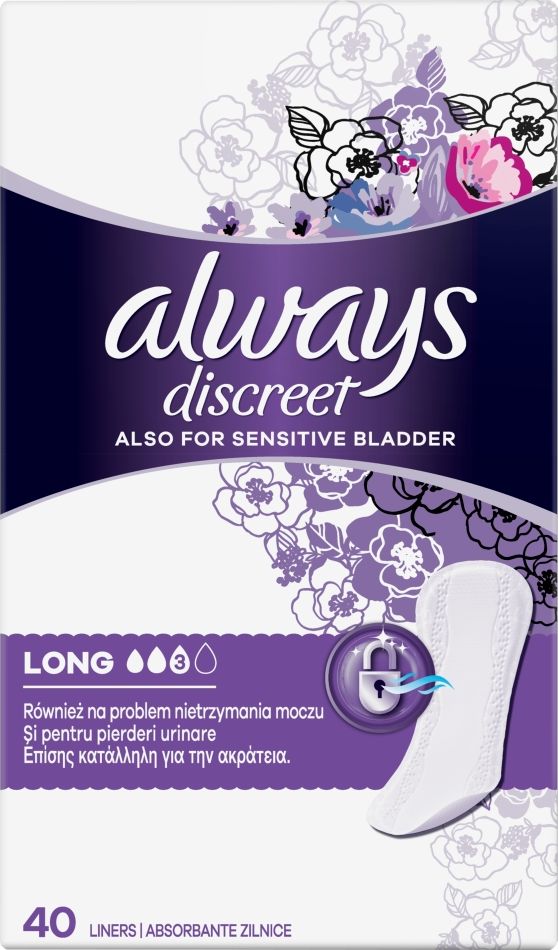 Always Discreet Inkontinenční Intimky Long 40 ks - obrázek 2