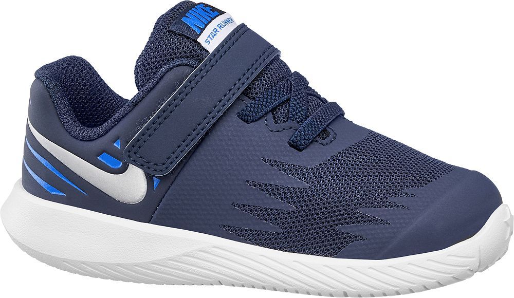 Deichmann - NIKE Modré dětské tenisky na suchý zip Nike Star Runner Toddler 22 modrá - obrázek 1