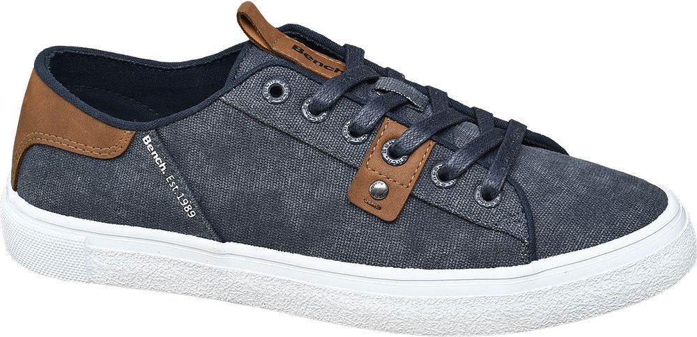 Deichmann - Bench Tmavě modré plátěné tenisky Bench 40 modrá - obrázek 1