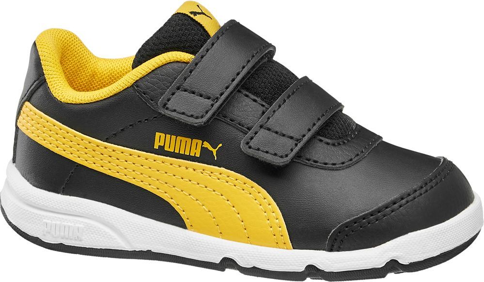 Deichmann - Puma Černé dětské tenisky na suchý zip Puma Stepfleex 25 černá - obrázek 1