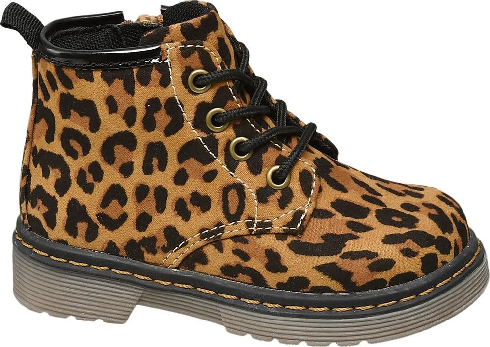 Deichmann - Cupcake Couture Hnědá dětská kotníková obuv Cupcake Couture se zipem 21 hnědá - obrázek 1