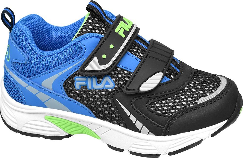 Deichmann - Fila Modro-černé tenisky na suchý zip Fila 31 modro-černá - obrázek 1