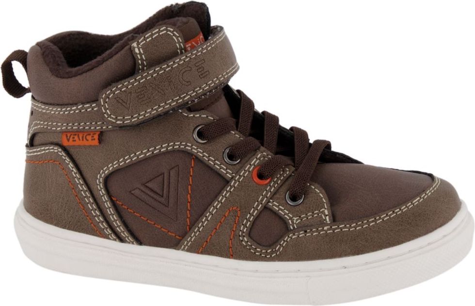 Deichmann - Venice Hnědé kotníkové tenisky na suchý zip Venice 29 hnědá - obrázek 1