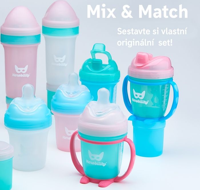 Herobility HeroSippy Netekoucí hrneček 140 ml, černý - obrázek 4