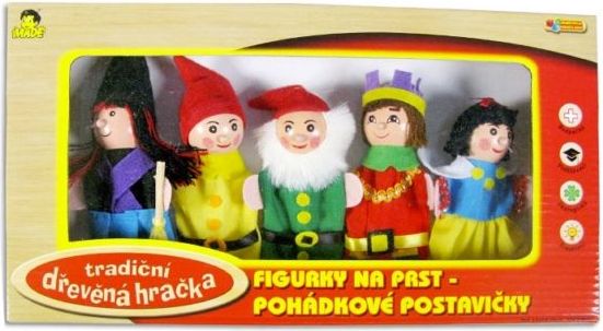 CreativeToys Figurky na prst Sněhurka - obrázek 1