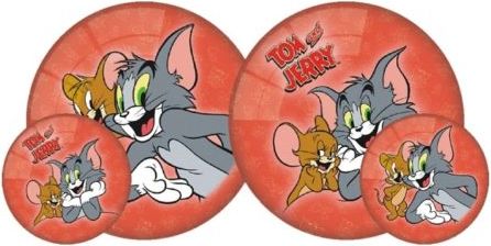 CreativeToys Míč Tom a Jerry, červená - obrázek 1