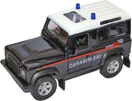 Welly 1:34 Land Rover Defender Carabinieri - obrázek 1