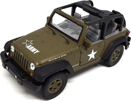 Welly 1:34 Jeep Wrangler Rubicon ARMY - obrázek 1