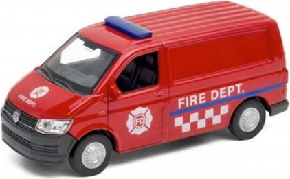 Welly 1:34 VW Transporter T6 Van Fire - obrázek 1