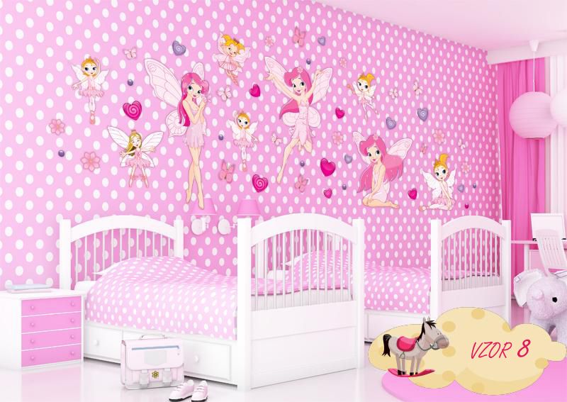 Samolepka Happy Dreams Víly 100 x 200 - obrázek 1