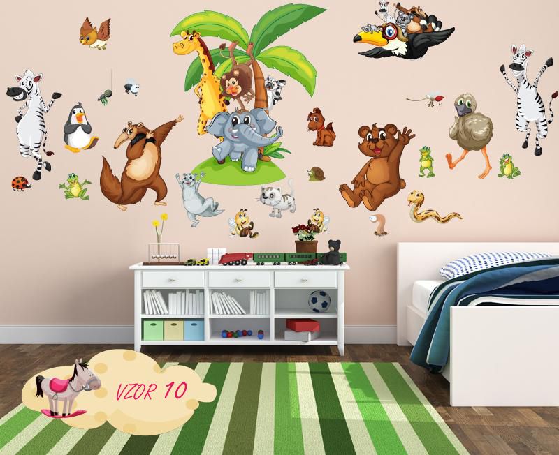 Samolepka Happy Dreams Zvířecí kamarádi 100 x 200 - obrázek 1