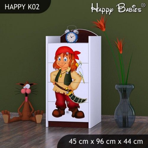 Dětská komoda Happy Babies  Různé motivy KN2 - obrázek 1