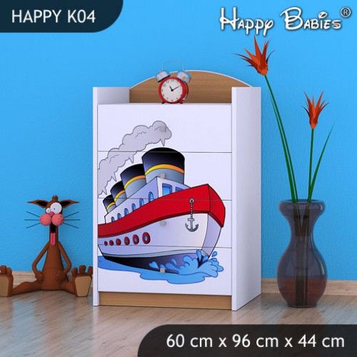 Dětská komoda Happy Babies  Různé motivy KN7 - obrázek 1