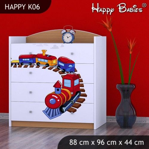 Dětská komoda Happy Babies Různé motivy KN11 - obrázek 1