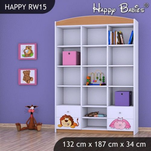 Dětský regál vysoký  Happy Babies RW15 - obrázek 1