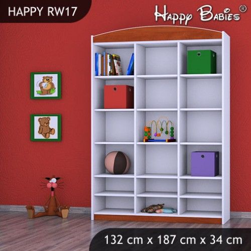 Dětský regál vysoký Happy Babies RW17 - obrázek 1