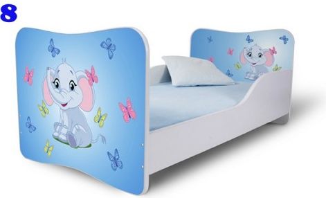 Dětská postel slůně modrá - obrázek 1