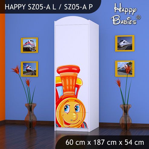 Dětská skříň Happy Babies Různé motivy Z05 - obrázek 1