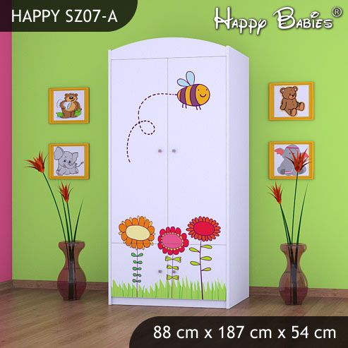 Dětská skříň Happy Babies Různé motivy Z07 - obrázek 1