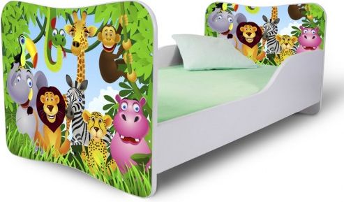 Dětská postel Adam Bílá Afrika 160x80 - obrázek 1