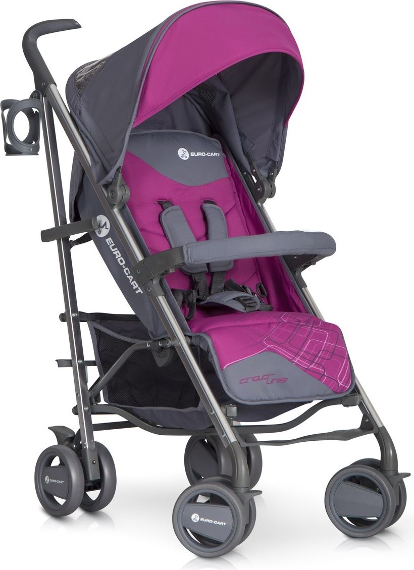Sportovní kočárek Euro-cart Crossline fuchsia 2016 - obrázek 1