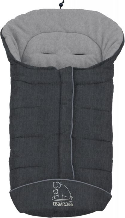 EISBÄRCHEN - Zimní fleecový fusak - Grey Melange / grey 2016 - obrázek 1