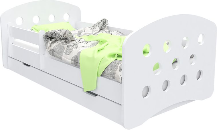 Dětská postel Design Kolečka s úložným prostorem 140x70 - obrázek 1