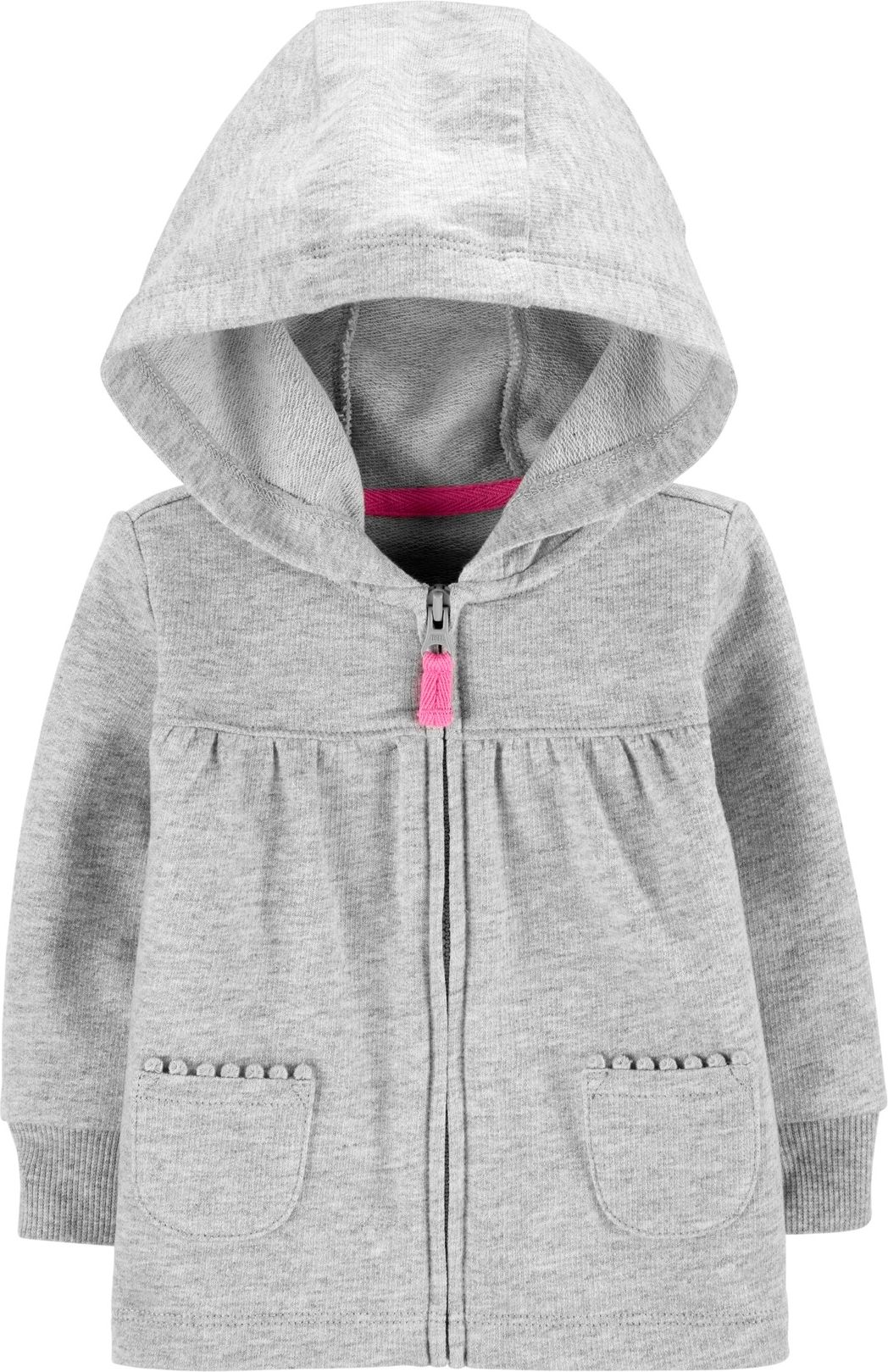 CARTER'S Mikina na zip s kapucí Gray dívka 6 m/vel. 68 - obrázek 1
