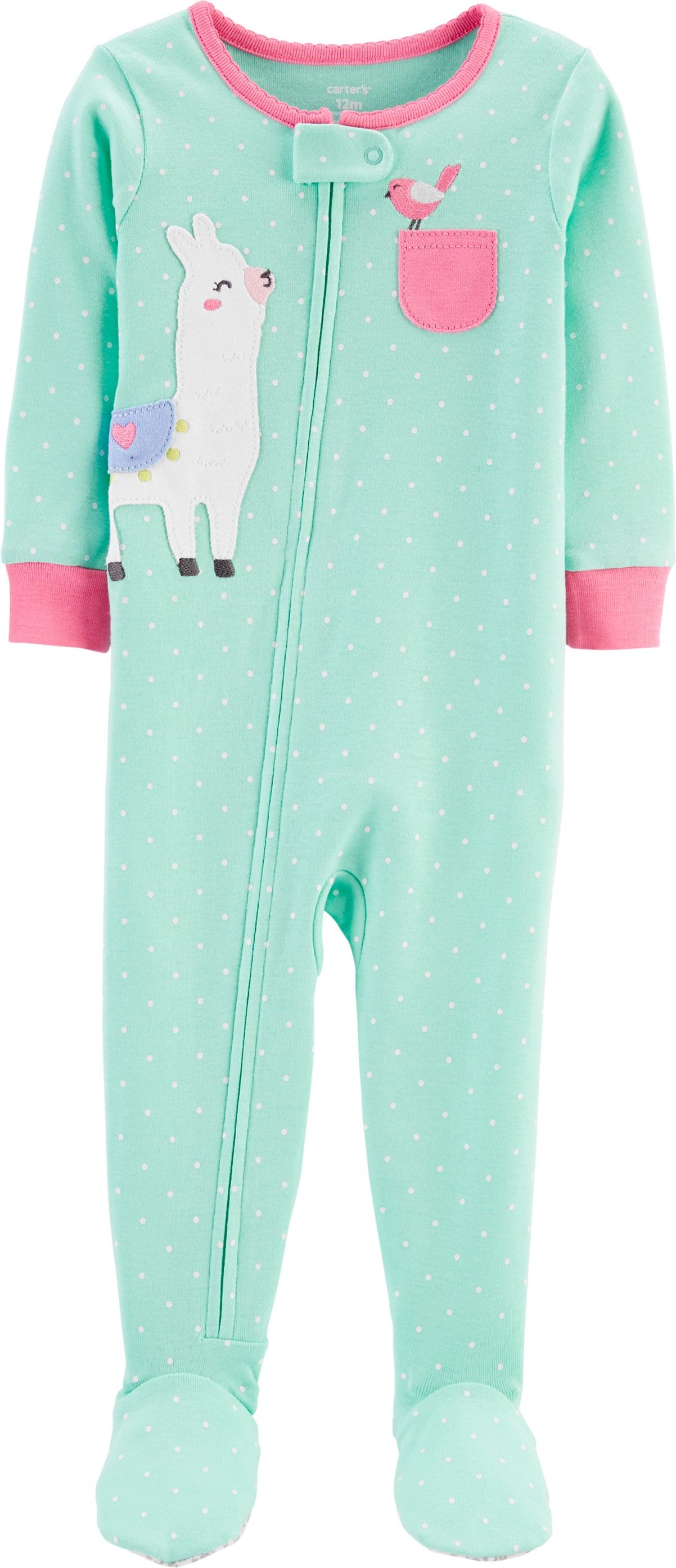 CARTER'S Overal na zip Llama dívka 12 m/vel. 80 - obrázek 1
