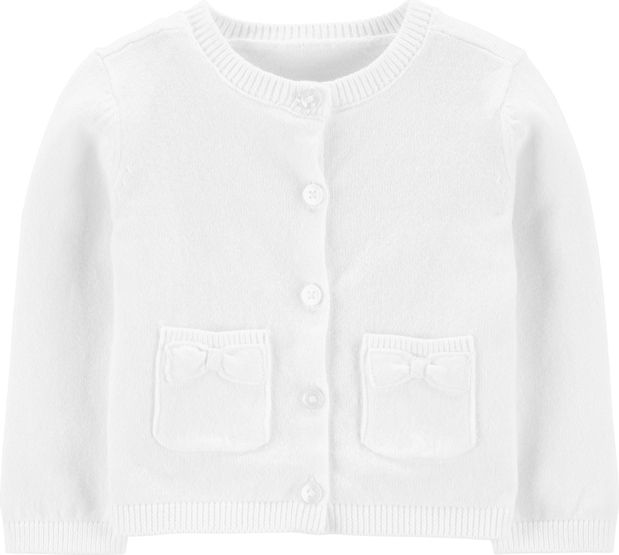 CARTER'S Svetr zapínání na knoflíky White dívka 9 m/vel. 74 - obrázek 1
