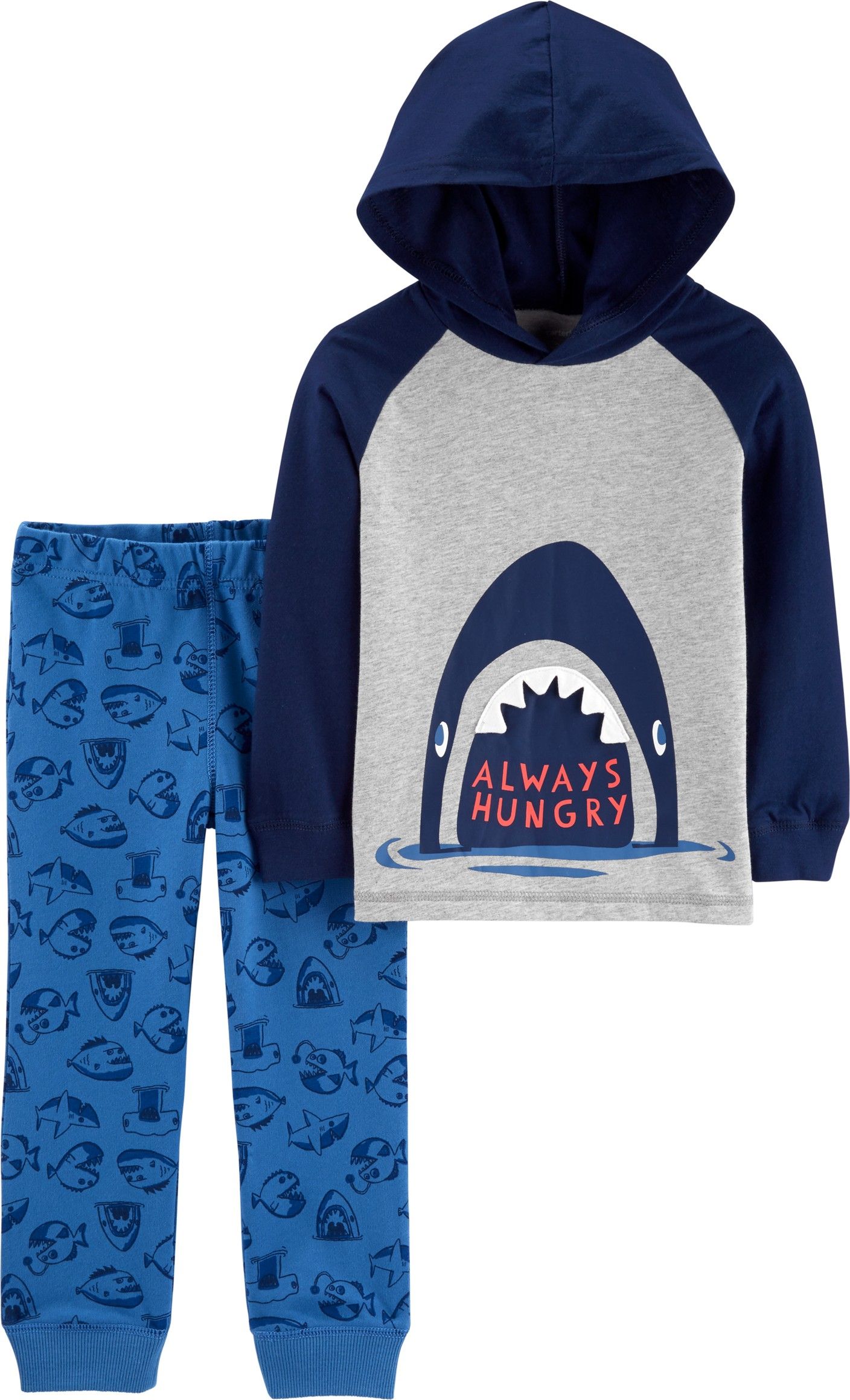 CARTER'S Set 2-dílný mikina, kalhoty Shark chlapec 12 m/vel. 80 - obrázek 1