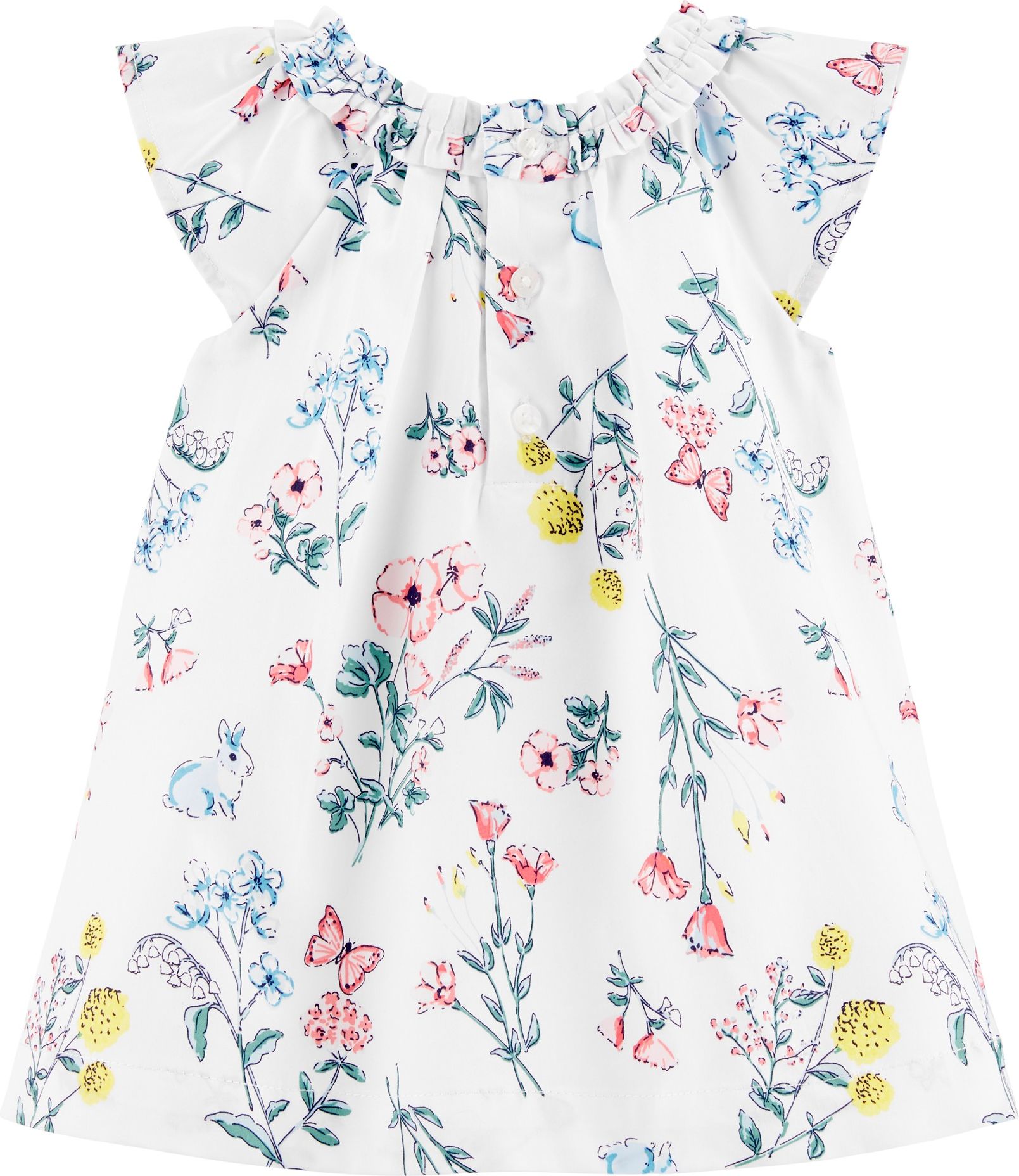 CARTER'S Šaty Flowers dívka 18 m/vel. 86 - obrázek 2