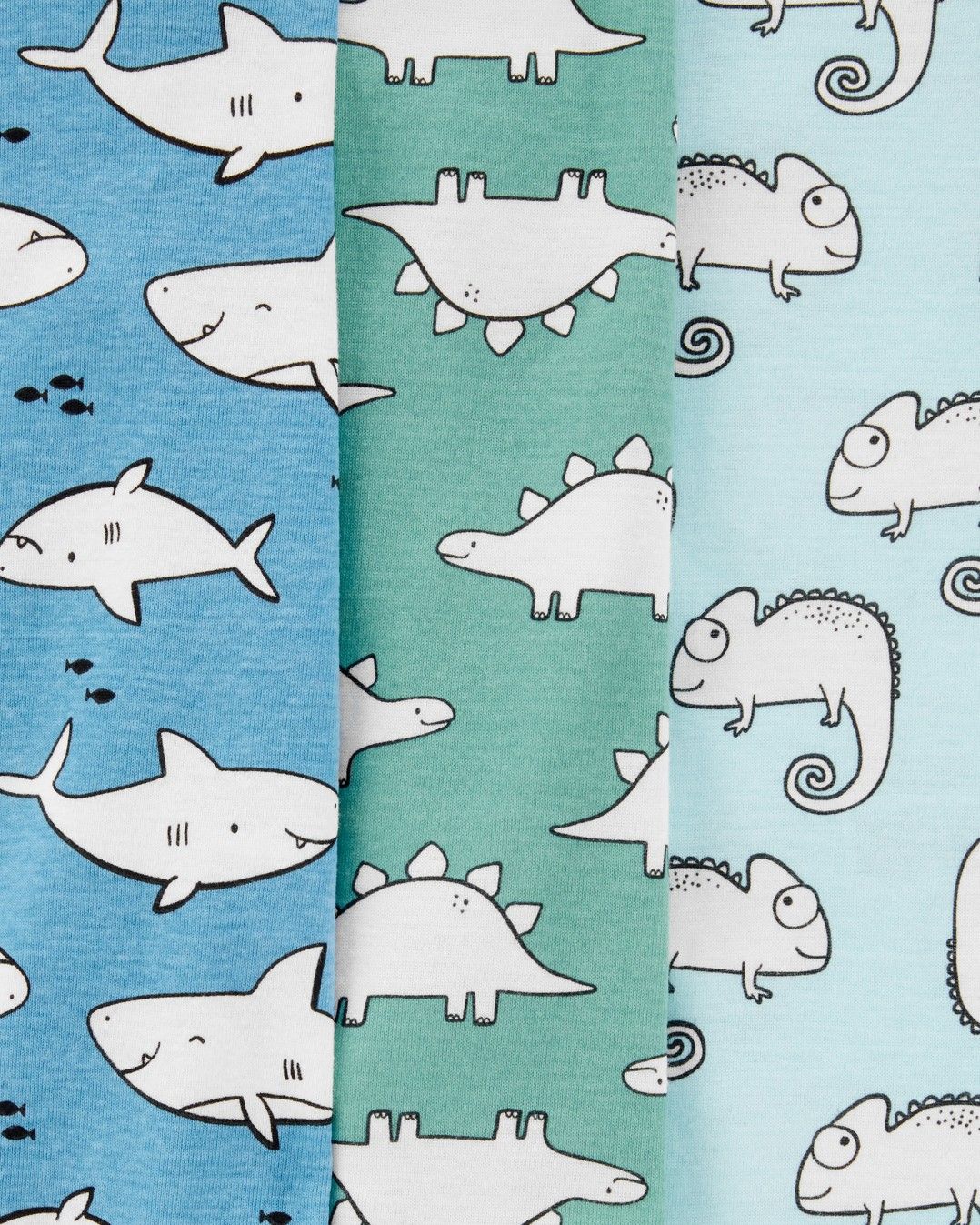 CARTER'S Body krátký rukáv Animals chlapec LBB 5ks, 18 m/vel. 86 - obrázek 2