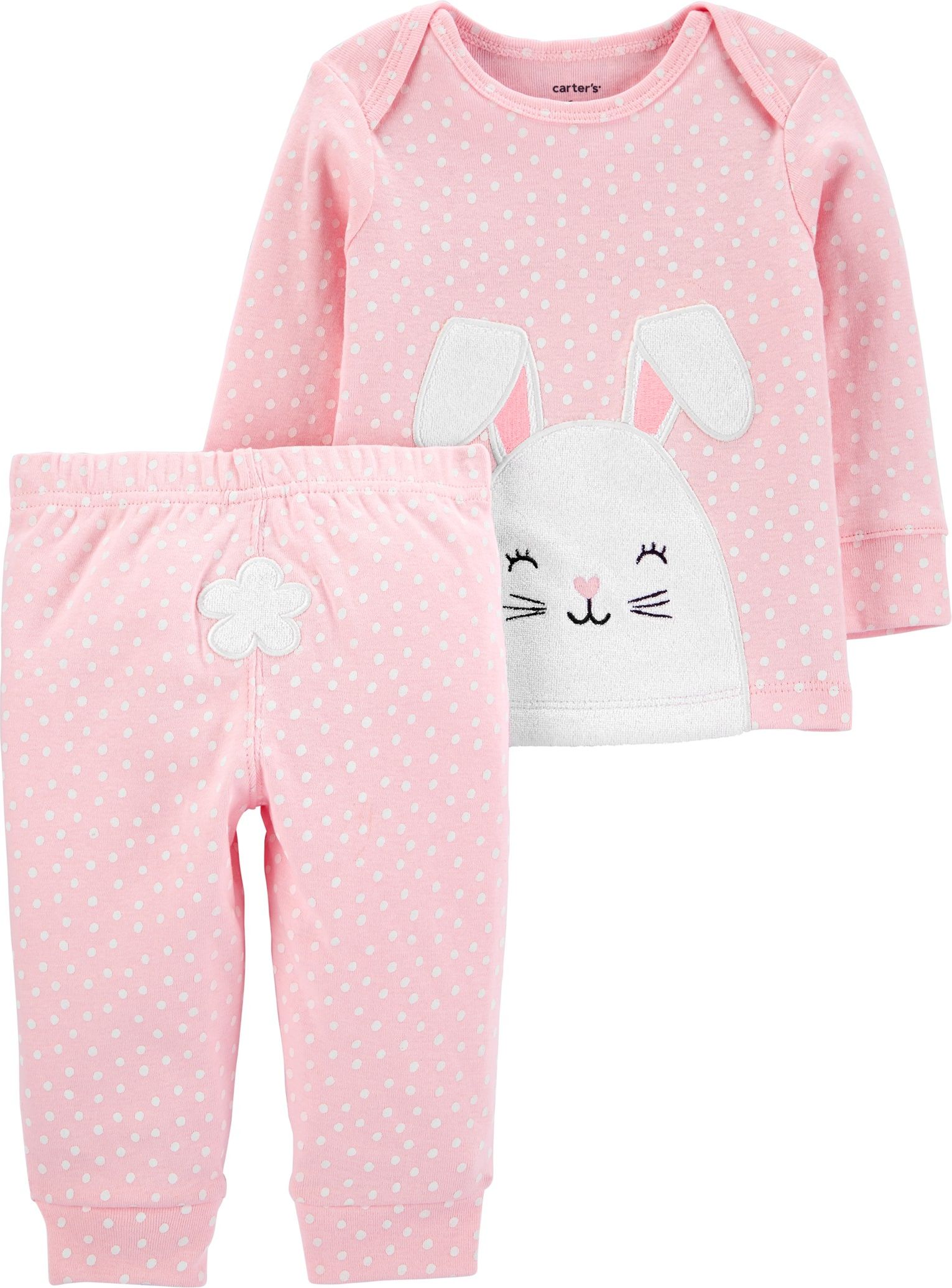 CARTER'S Set 2-dílný tričko, kalhoty Bunny dívka 24 m/vel. 92 - obrázek 1